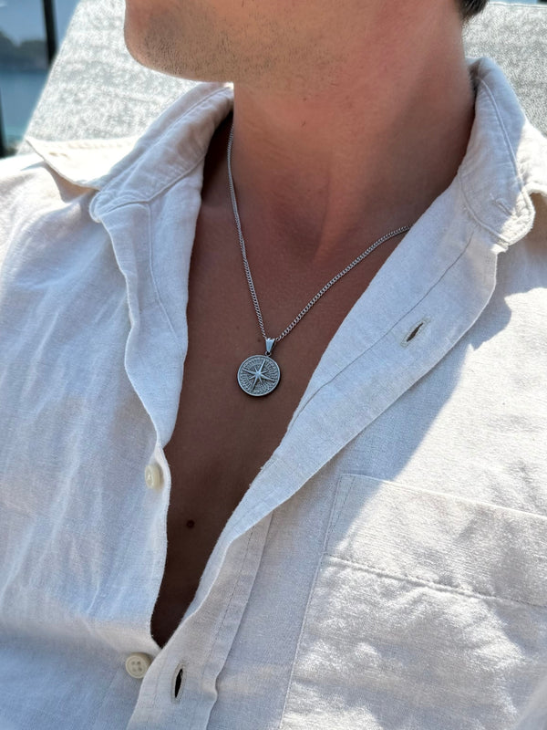COMPASS CHAIN | Silver
