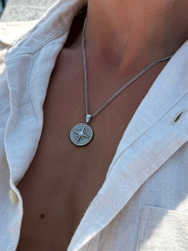 COMPASS CHAIN | Silver