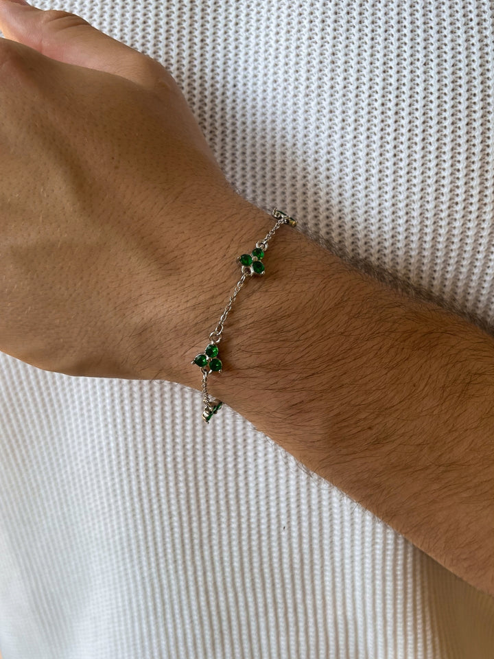 GREEN CLOVER BRACELET