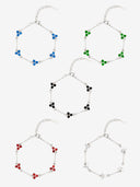 CLOVER BRACELET SET | Silver