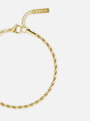 ROPE BRACELET 3MM | 18K Gold