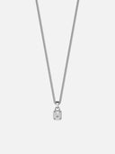 WHITE GEMSTONE CHAIN | Silver