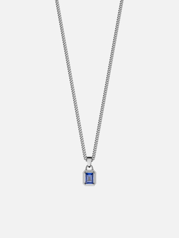 OCEAN GEMSTONE CHAIN | Silver