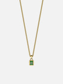 GREEN GEMSTONE CHAIN | 18K Gold