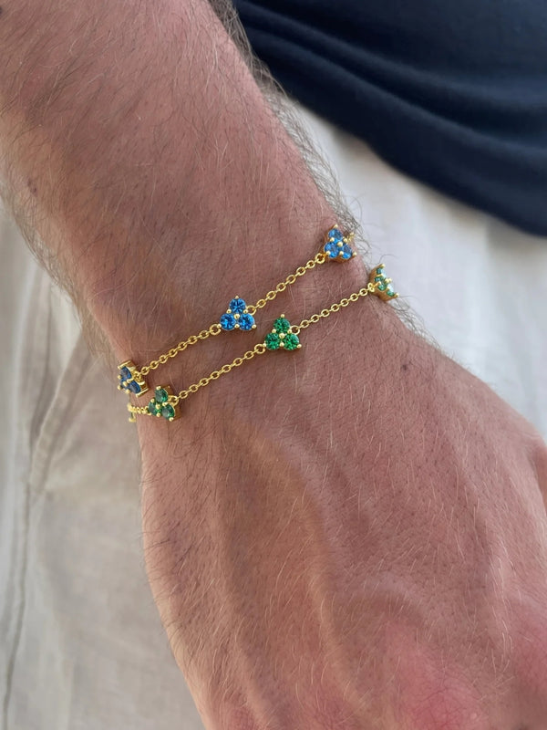 CLOVER BRACELET SET | 18K Gold