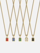 GEMSTONE CHAIN SET | 18K Gold