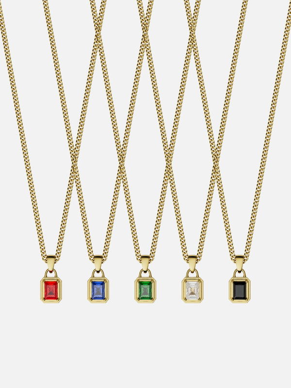 GEMSTONE CHAIN SET | 18K Gold