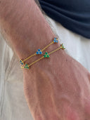 OCEAN CLOVER BRACELET | 18K Gold