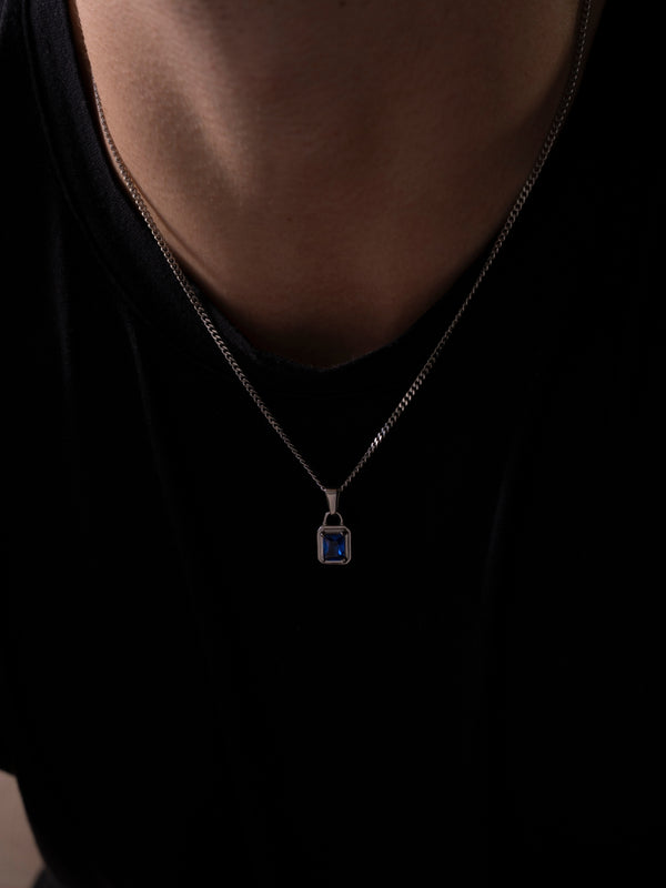 OCEAN GEMSTONE CHAIN | Silver