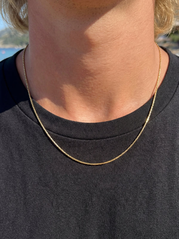 WIRE CHAIN | 18K Gold
