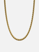 WHEAT CHAIN 5MM | 18K Gold