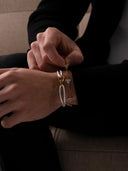 WHITE CLOVER BRACELET | 18K Gold