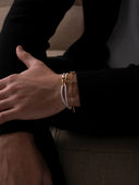 WHITE CLOVER BRACELET | 18K Gold