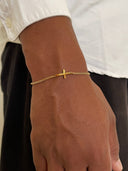CROSS BRACELET | 18K Gold
