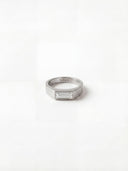 WHITE COMO RING | Silver