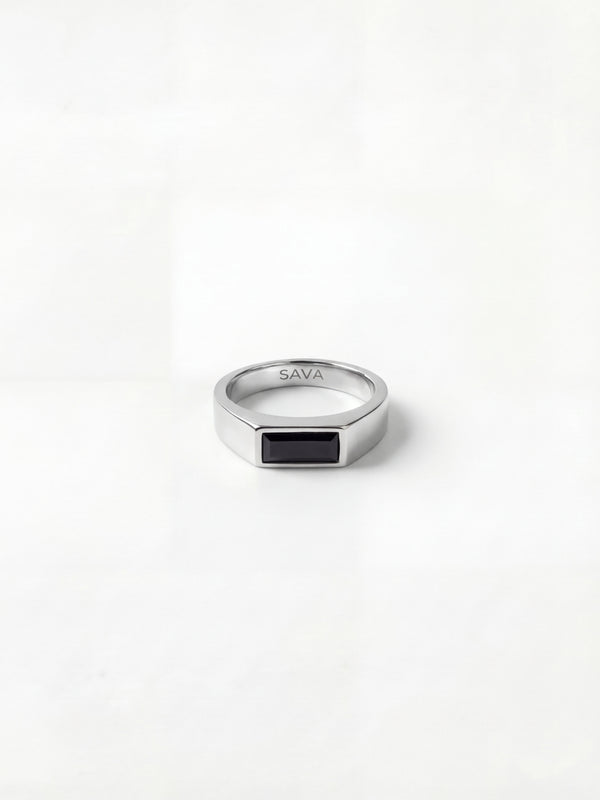MIDNIGHT COMO RING | Silver