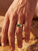 GREEN COMO RING | 18K Gold