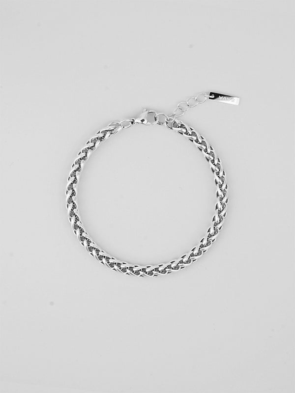 WHEAT BRACELET 5MM | Silver