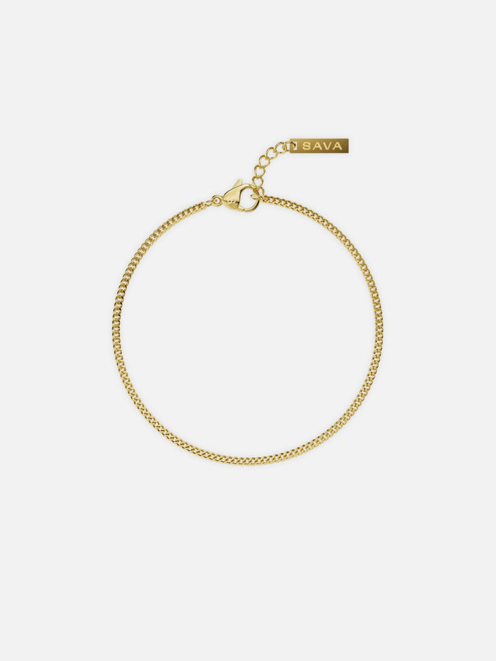 CUBAN BRACELET 1.8MM | 18K Gold