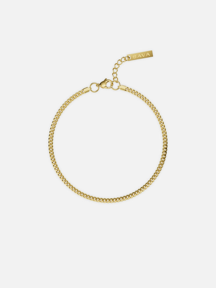 CUBAN BRACELET 3MM | 18K Gold
