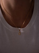 WHITE GEMSTONE CHAIN | 18K Gold