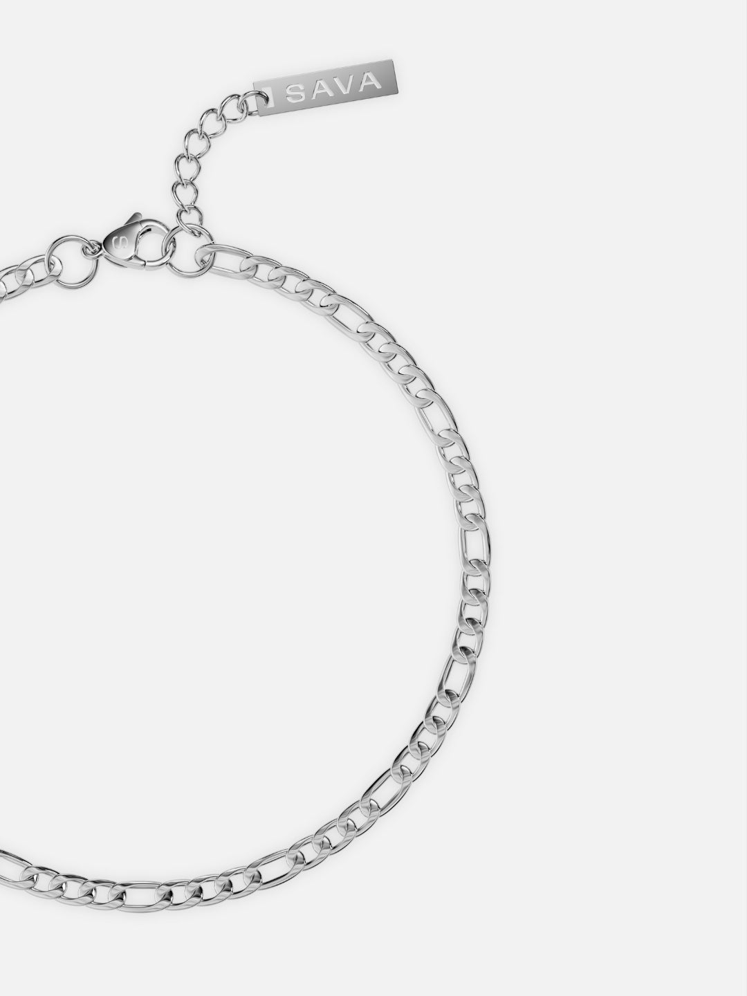 FIGARO BRACELET 3MM | Silver