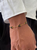 MIDNIGHT CLOVER BRACELET | 18K Gold