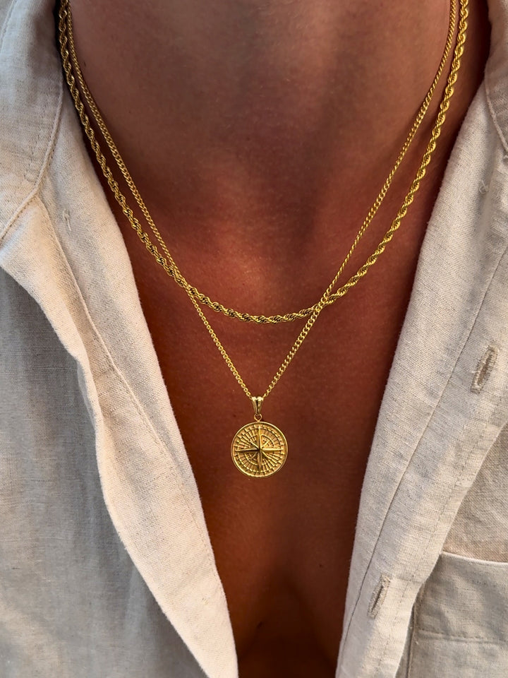 COMPASS CHAIN | 18K Gold
