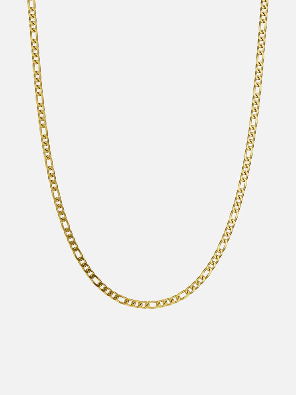 FIGARO CHAIN 3MM | 18K Gold