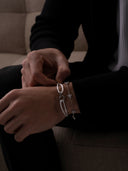 SNOW UNITY BRACELET | Silver