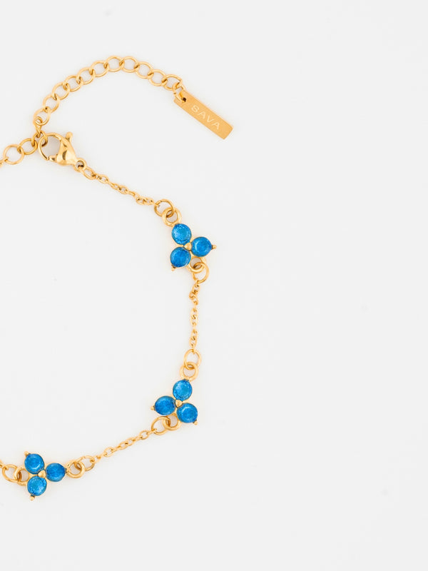 OCEAN CLOVER BRACELET | 18K Gold