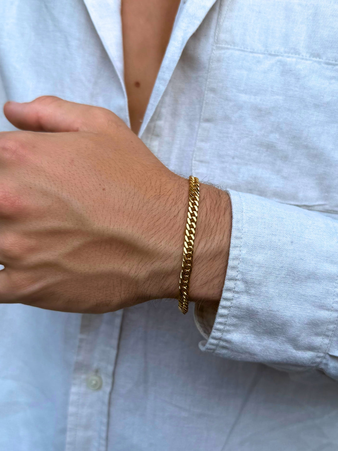 CUBAN BRACELET 5MM | 18K Goud