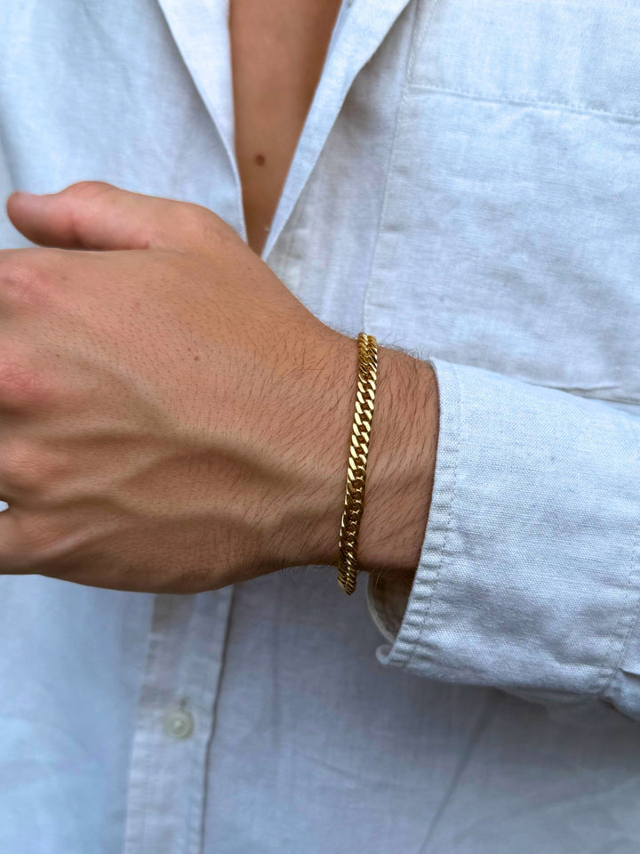 CUBAN BRACELET 5MM | 18K Goud