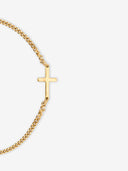 CROSS BRACELET | 18K Gold