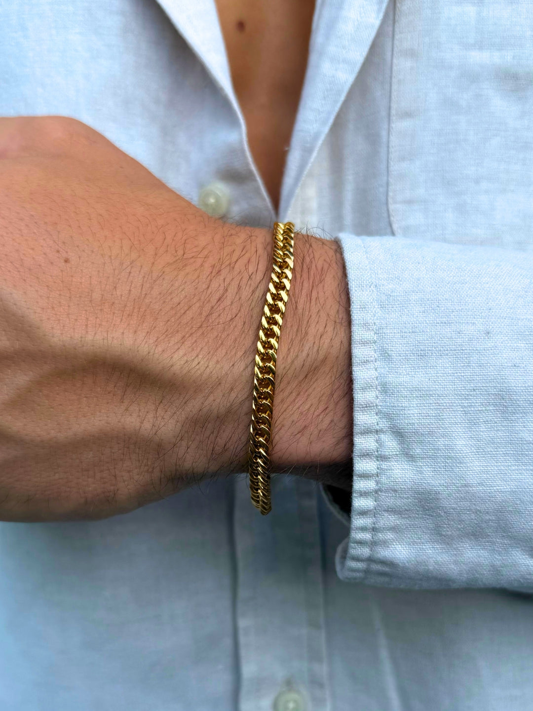 CUBAN BRACELET 5MM | 18K Goud
