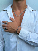 CUBAN BRACELET 5MM | Silver