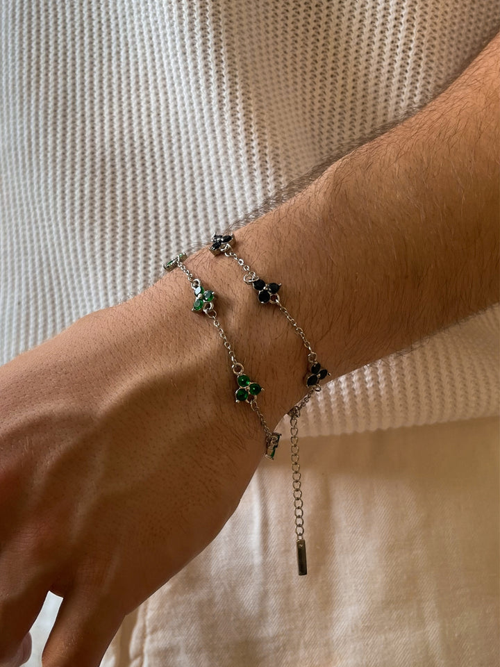 MIDNIGHT CLOVER BRACELET