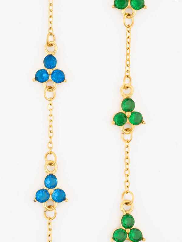 OCEAN CLOVER BRACELET | 18K Gold