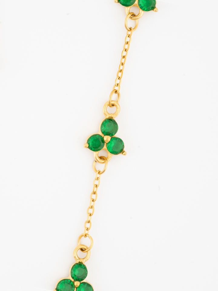 GREEN CLOVER BRACELET