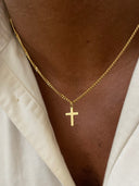CROSS CHAIN | 18K Gold