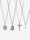 CHRISTIAN CHAIN SET | Silver